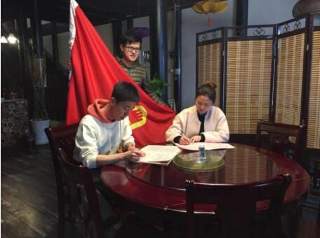 市古镇公司党支部联合石狮埠街道开展平安宣传活动