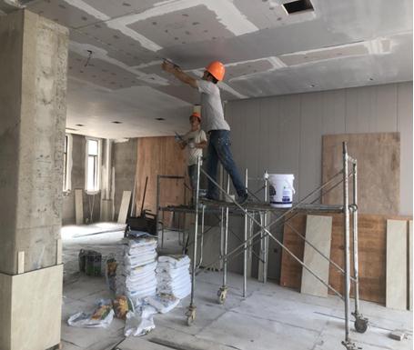市古镇投资公司领导检查指导古镇天御小区二期品质提升工程项目建设工作
