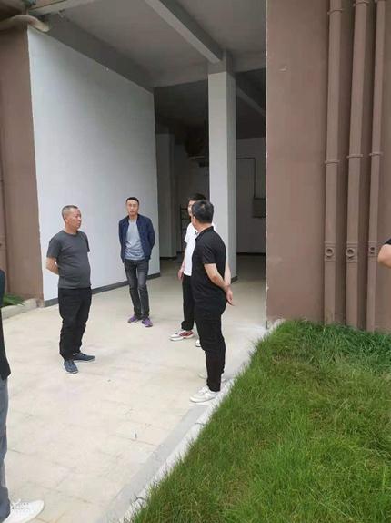 市古镇投资公司领导检查指导古镇天御小区二期品质提升工程项目建设工作