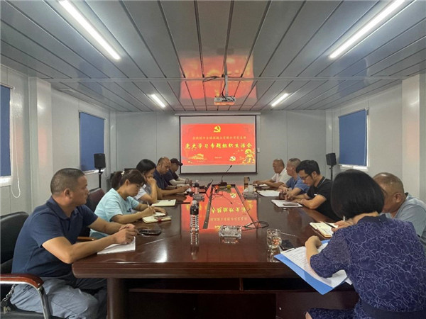 市古镇投资公司各党支部组织开展党史学习教育专题组织生活会