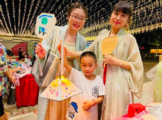 御窑景巷街区成功举办“月满景巷•FUN享中秋”主题活动