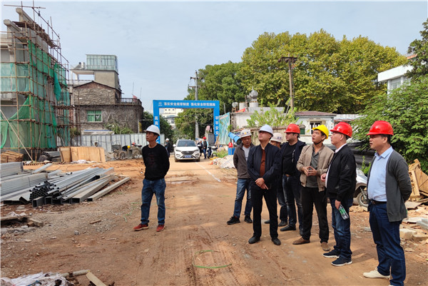 吴高健带队深入在建项目检查指导工作