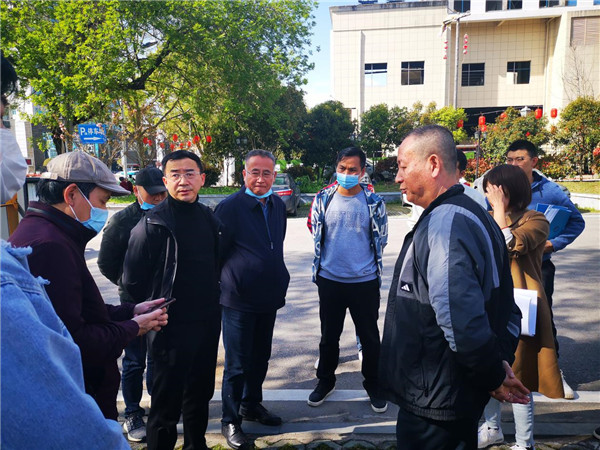 汪同茂到昌江区三河村昌江水生态工程（一期）调研指导