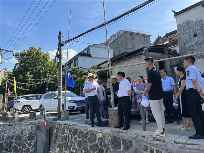 况小军到三河村昌江水生态工程开展文物保护执法检查