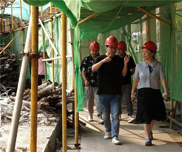 谢玮调研公司在建工程建设进度