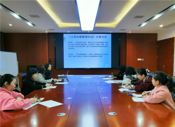 市古镇投资公司开展工资总额管理业务培训