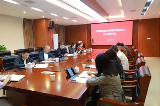 市古镇投资公司党总支理论学习中心组开展学习研讨会