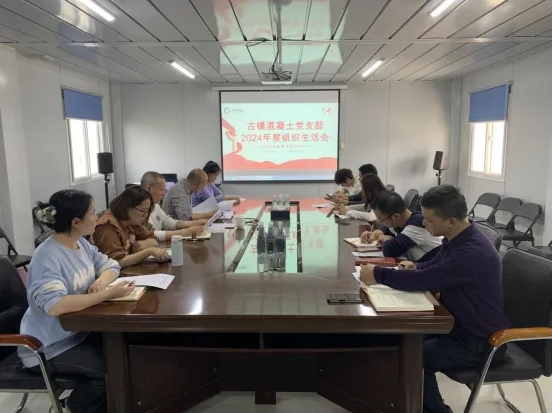 市古镇投资公司各党支部召开2024年度组织生活会