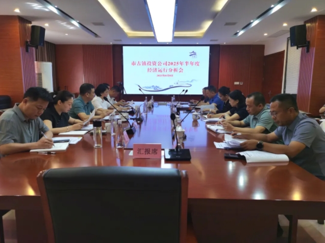 市古镇投资公司召开2025年半年度经济运行分